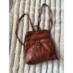 NEW Spikes & Sparrow Brandy Leather Backpack